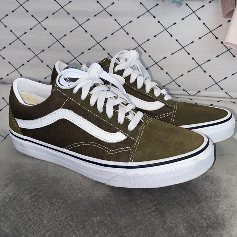 Olive green Vans
